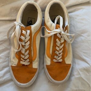 Orange Retro Vans Shoes